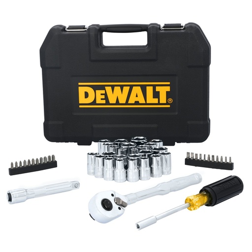 [DWMT45405] JUEGO CUBOS 1/2" SAE MM 49 PIEZAS  TOUGHSERIES™ DWMT45405 DEWALT