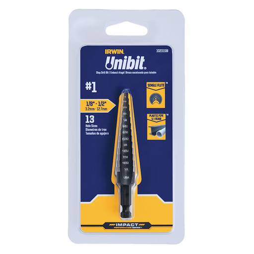 [10231SM] BROCA ESCALONADA 1/8"-1/2" #1 10231SM IRWIN