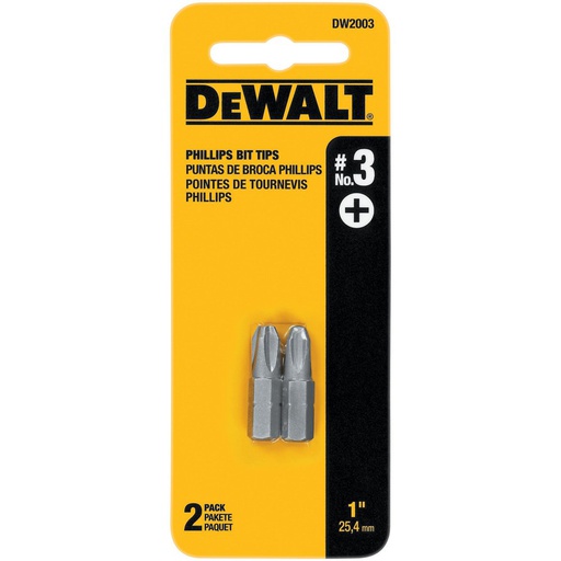 [DW2003Z] PUNTA PHILLIPS #3 CORTA DW2003Z DEWALT