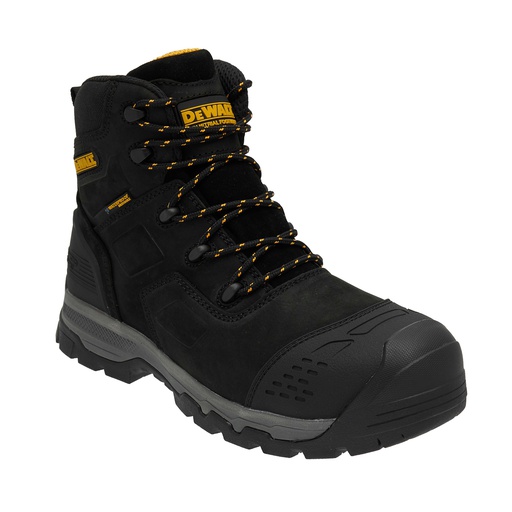 [141641] ZAPATO CUERO PUNTA COMPOSITE NEGRO "WATERPROOF" DIELECTRICO MANVEL #8 141641 DEWALT