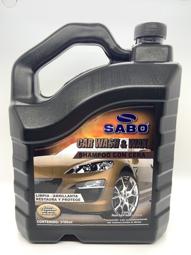 [54-9108] SHAMPOO CAR WASH & WAX GL 54-9108 SABO