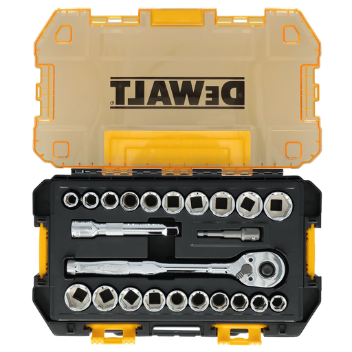 [DWMT45413] JUEGO CUBOS 1/4" SAE MM 20 PIEZAS  TOUGHSERIES™ DWMT45413 DEWALT 