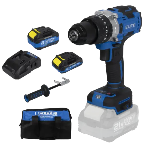 [HEELXID21120K] TALADRO PERCUTOR 1/2" 21V SIN CARBONES HEELXID21120K ELITE
