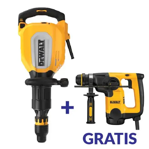[D25911K+D25333K] DEMOLEDOR SDS MAX 12KG 14A SIN CARBONES D25911K+D25333K DEWALT