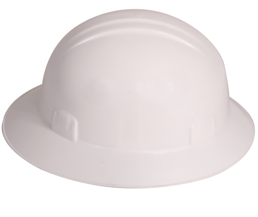 [WW-2018BK] CASCO BLANCO TIPO ALA ANCHA DIELÉCTRICO CON SUSPENSION TEXTIL 6 PUNTOS AJUSTE RATCHET WW-2018BK JYRSA