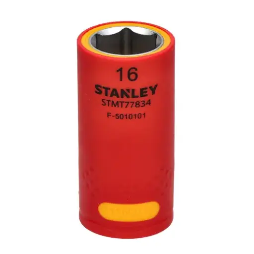 [STMT77834-LA] CUBO ESPIGA 1/2" 6 PUNTAS AISLADO 16 MM STMT77834-LA STANLEY