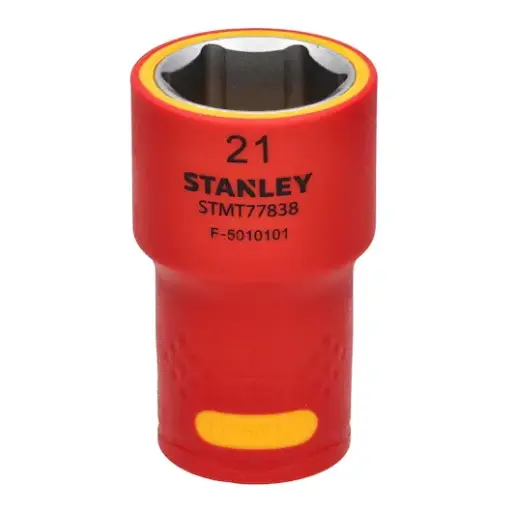 [STMT77838-LA] CUBO ESPIGA 1/2" 6 PUNTAS AISLADO 21 MM STMT77838-LA STANLEY